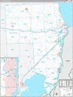 St. Clair, Mi Carrier Route Wall Map